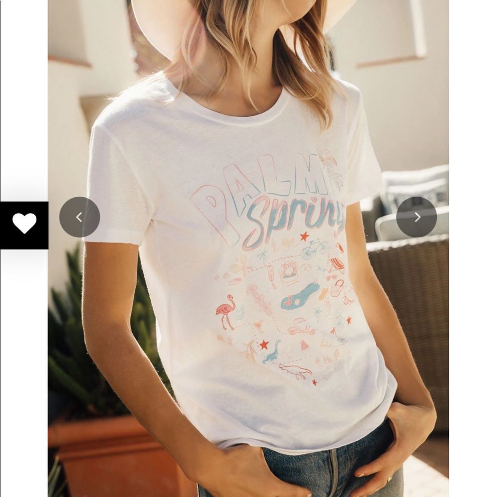 Chaser Palm Springs Graphic T-Shirt Size S